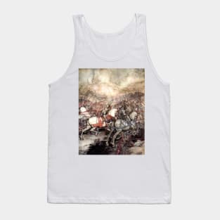 King Arthur in Battle - Arthur Rackham Tank Top